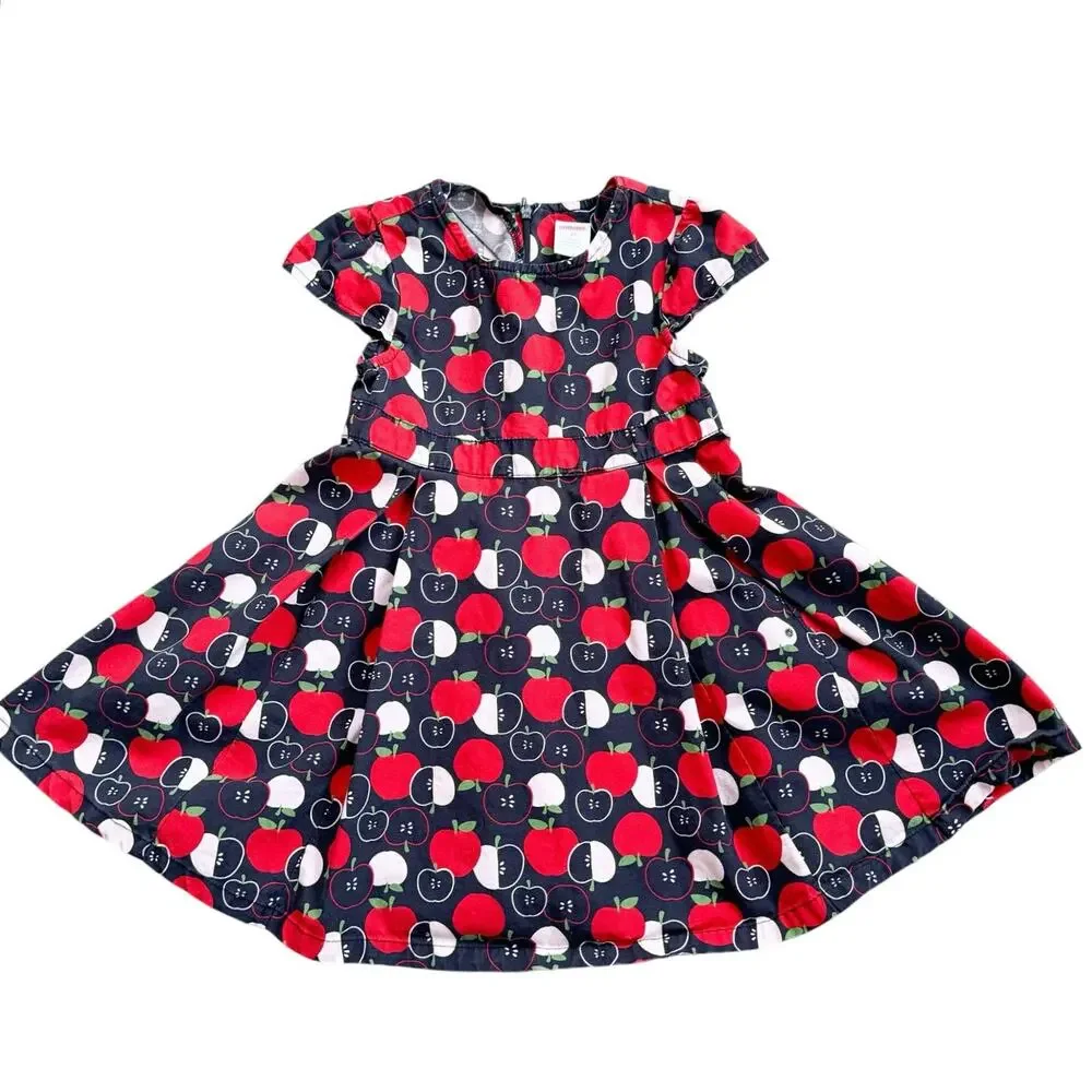 Gymboree Girls Apple Dress Size 3T